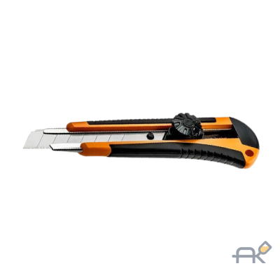 Нож обойный с круглым фиксатором 18 мм - e1593 FASTER